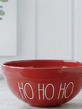 NEW Rae Dunn HO HO HO Mixing Bowl